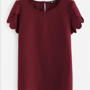 Scalloped Blouse
